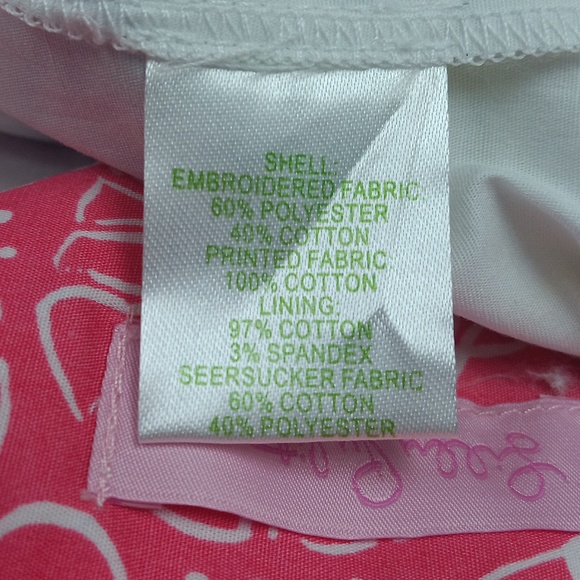 Lilly Pulizer Skort Patchwork design Hidden Zip EUC SZ 10 - Picture 7 of 8